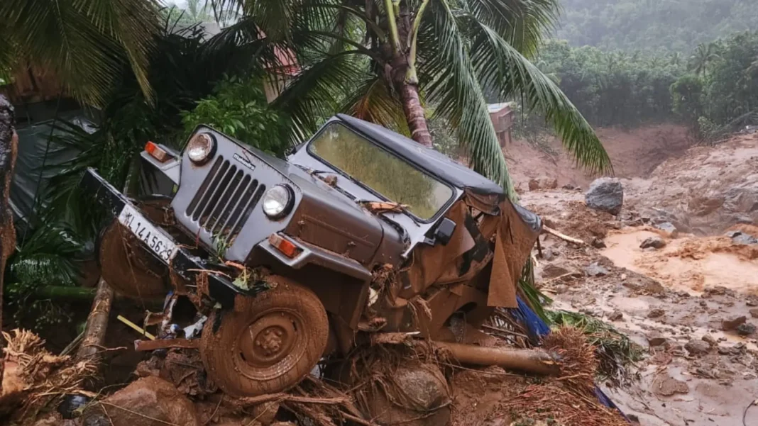 Breaking: Heavy Rains Trigger Deadly Landslides in Wayanad District; Over 45 Casualties Reported Landslides in Wayanad